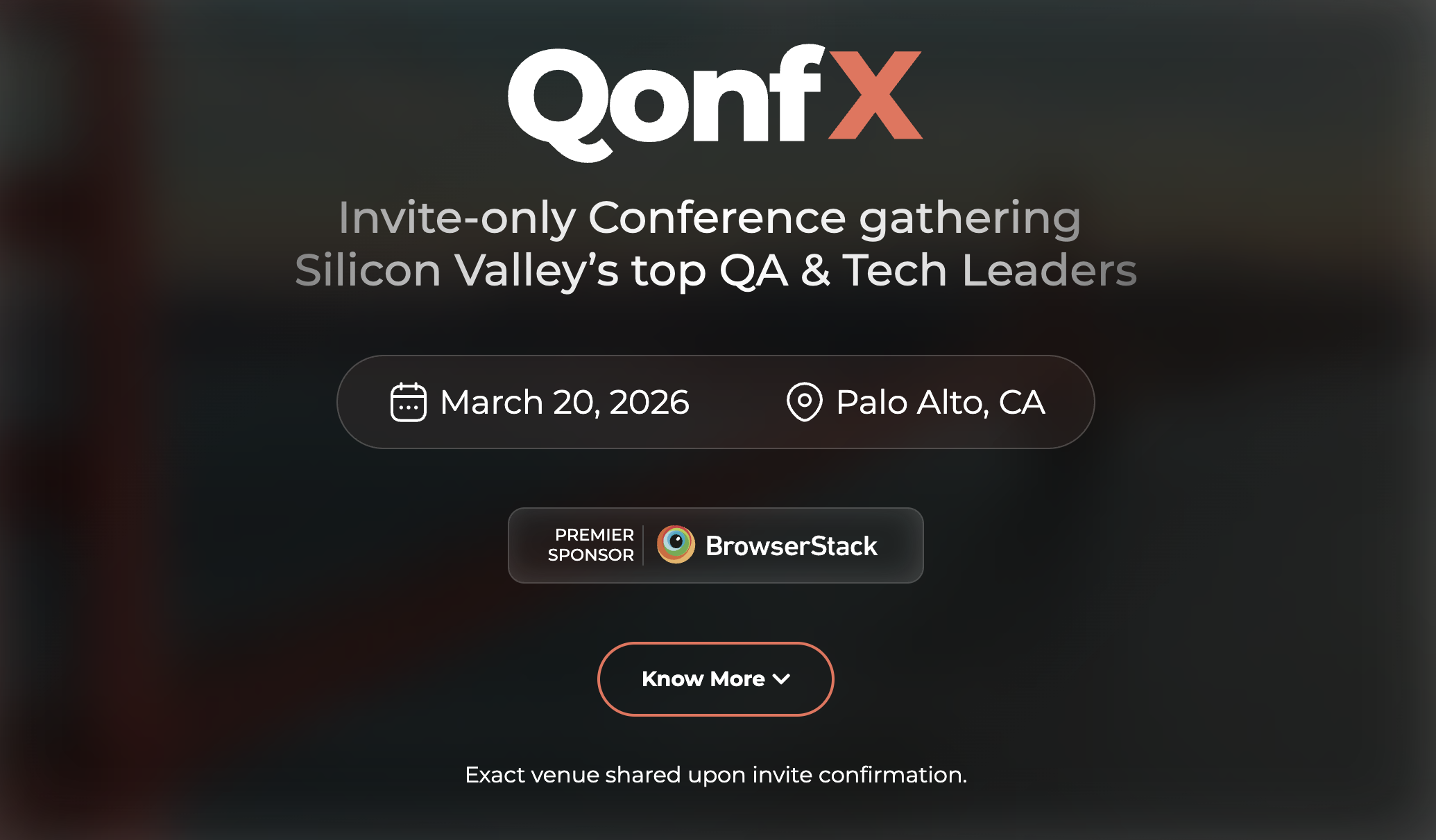 Payal speaking at QonfX San Francisco 2026